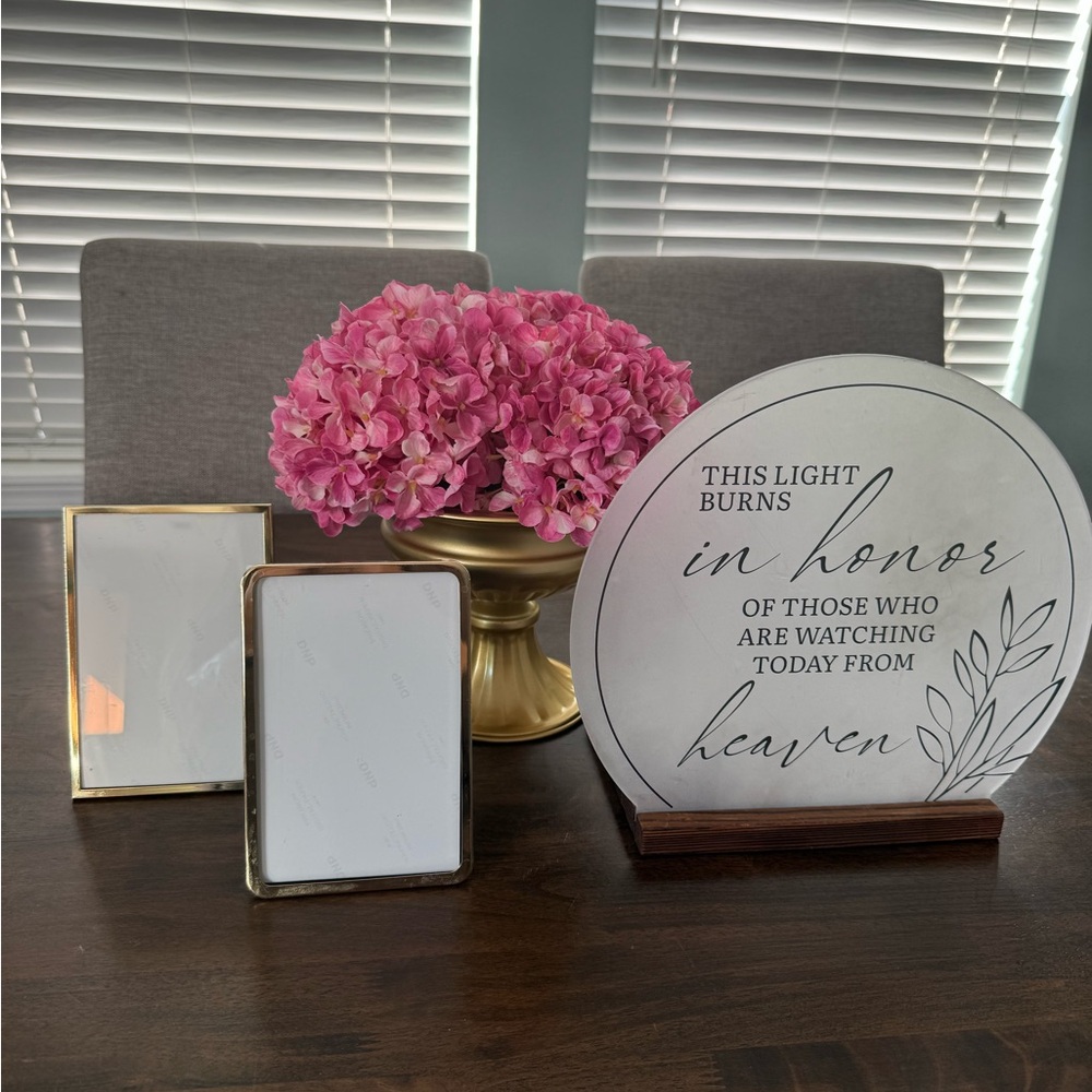 Wedding Memorial table decor bundle